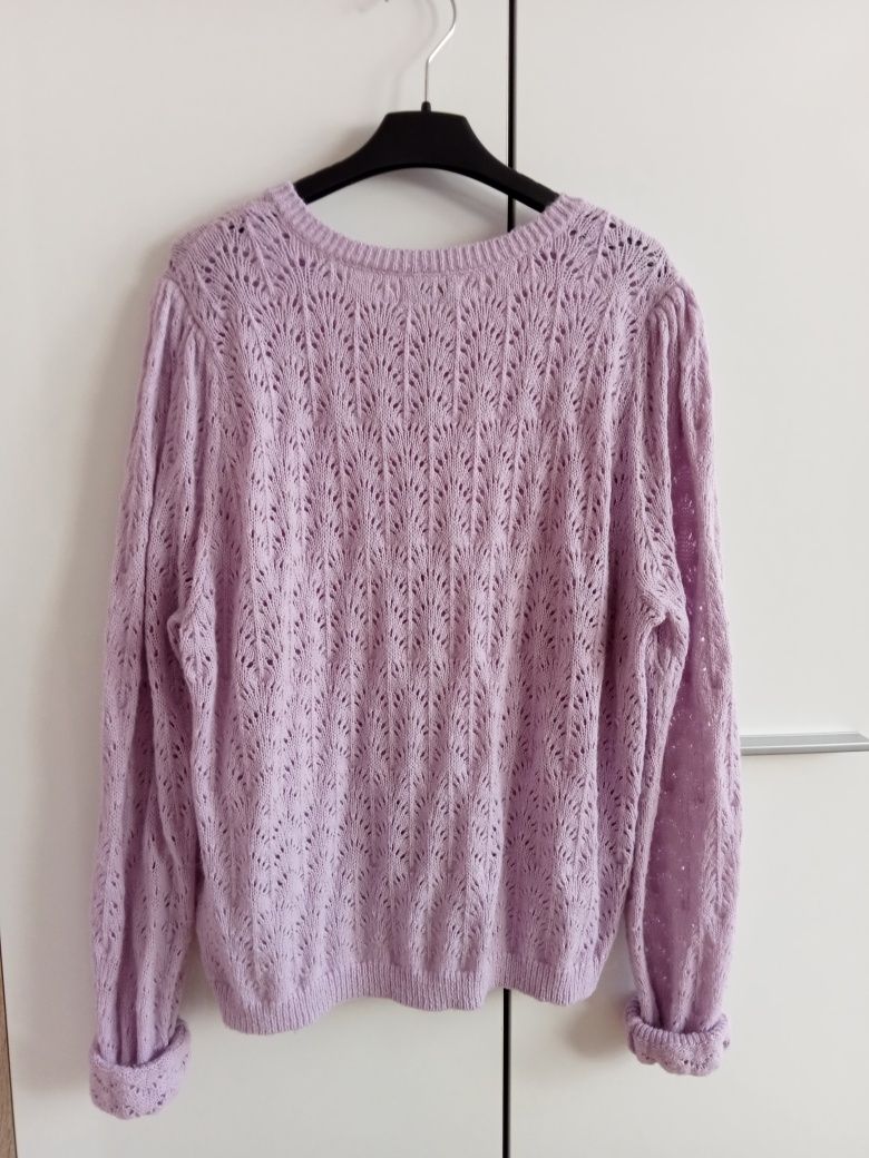 Liliowy sweter Only Xl