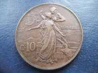 Stare monety 10 centesimi 1911 Włochy