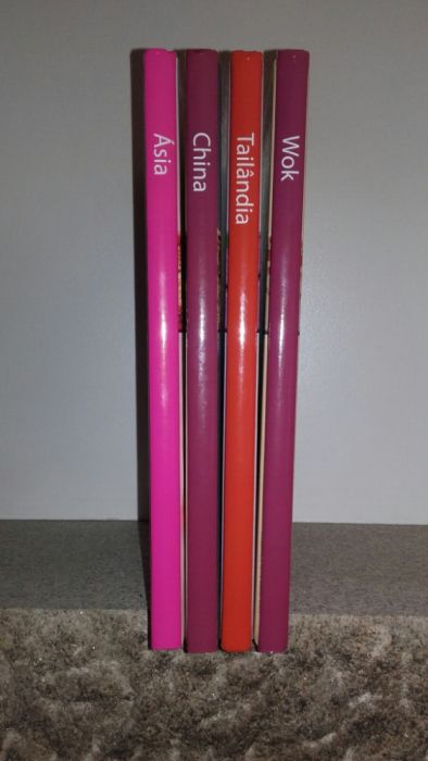 Livros culinários pack de 4 (comida oriental)