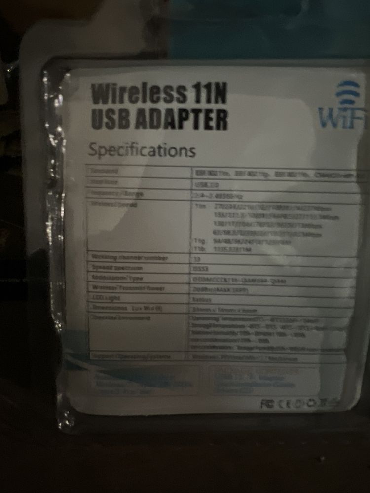 Адаптер USB WiFi LV-UW03 802.11N (300Mbps)