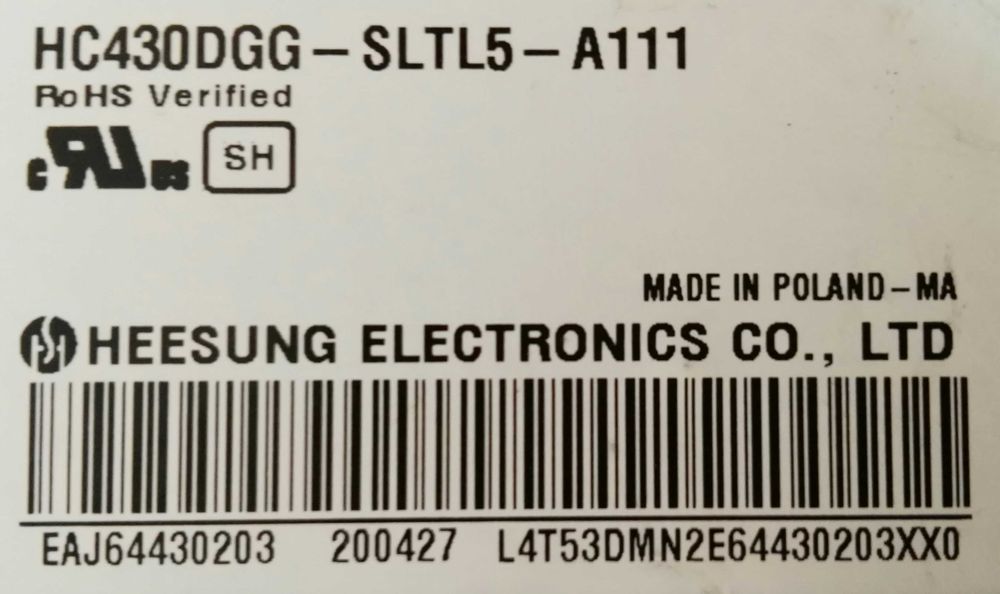 Mainboard LG 43UM7050 LJ9 chassis