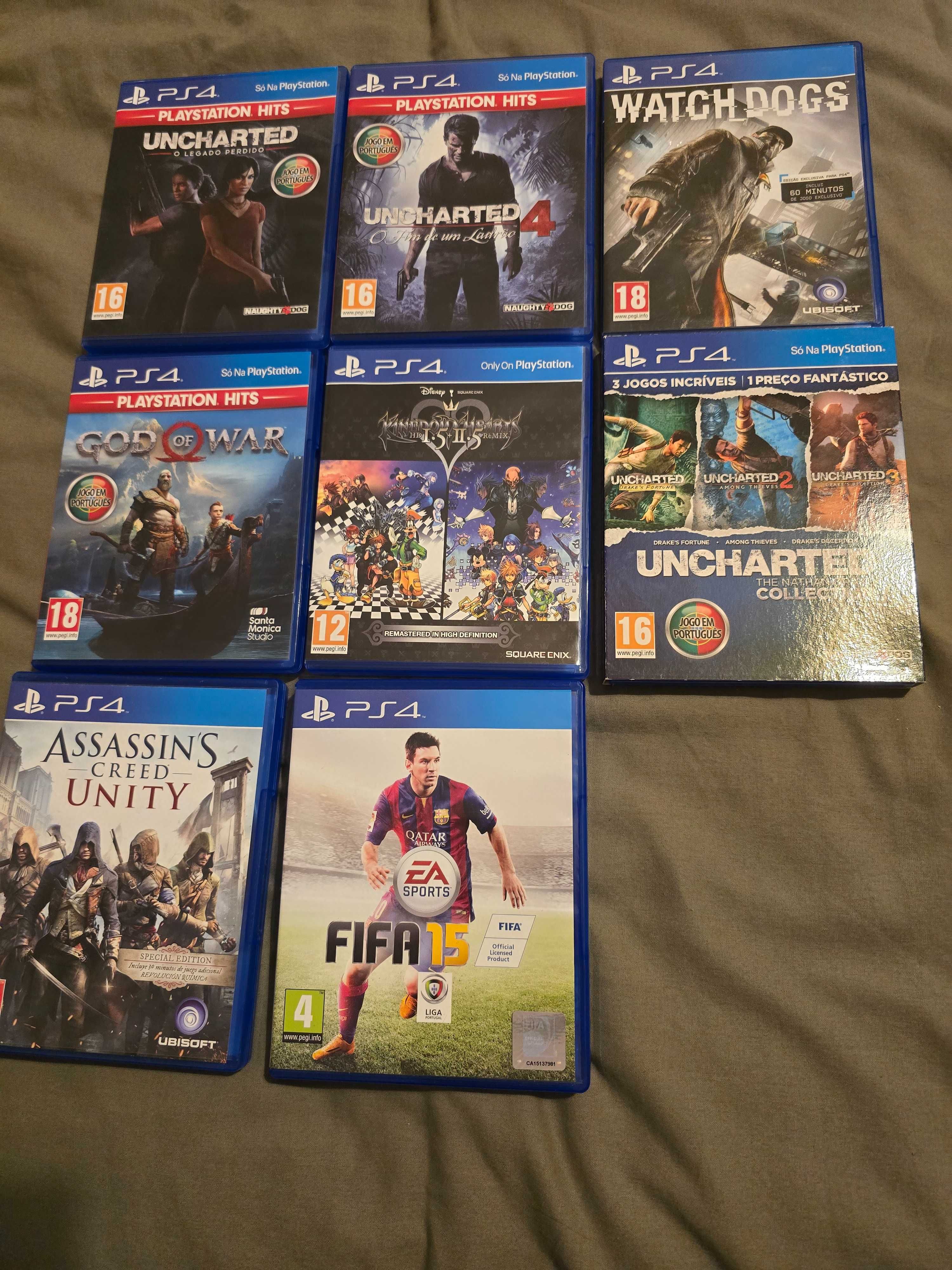 Jogos (PS4 / PS Vita / Wii / Nintendo DS / GBA) - Ver Descrição
