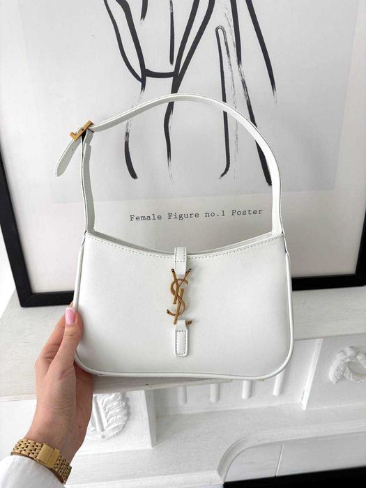 сумочка  Yves Saint Laurent Hobo Le 5 A 7 White/Gold
Арт. Р5006