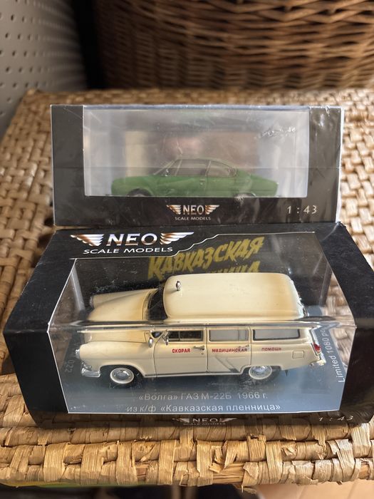 NEO Scale Modela Skoda 110R Coupe i Gaz M-22