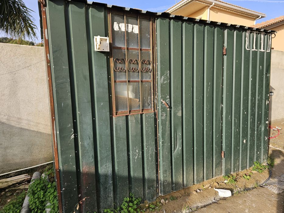 Barraca de obra em chapa