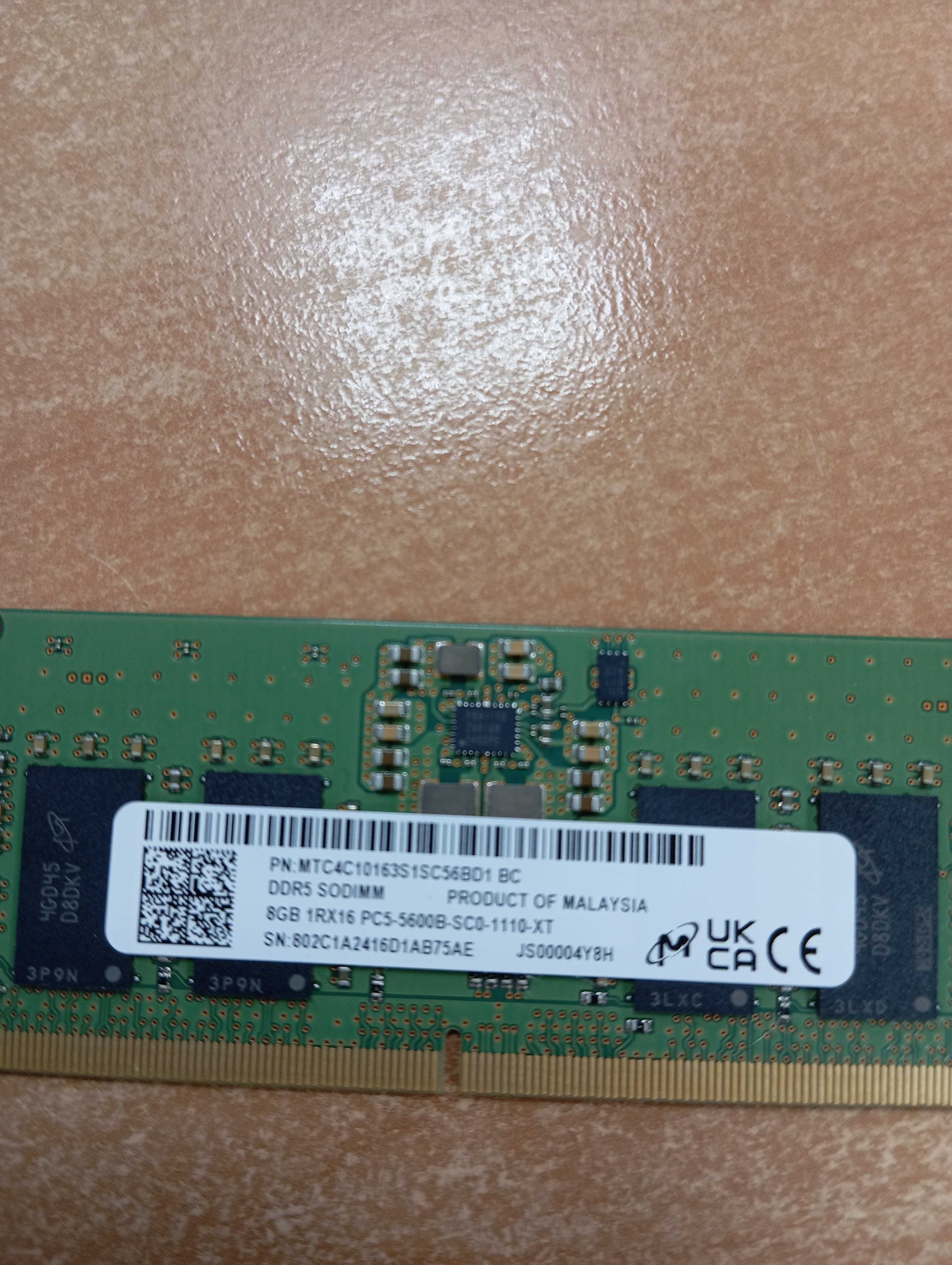 DDR5 пам'ять для ноутбуку PC5-5600B 16Gb(kit 2x8Gb)