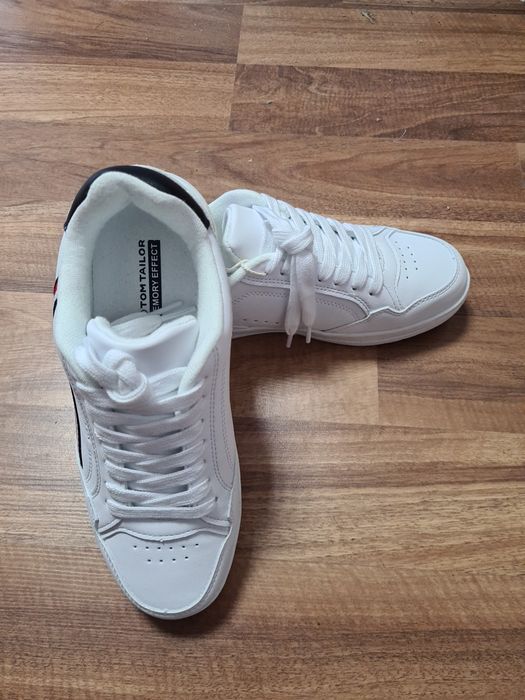 Tom Tailor sneakersy trampki damskie Białe rozmiar 39