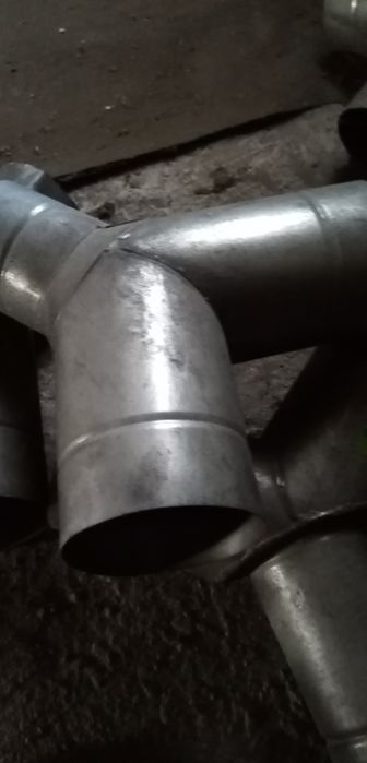 Nowe.Trójniki, kolanka,Blacha ocynk.