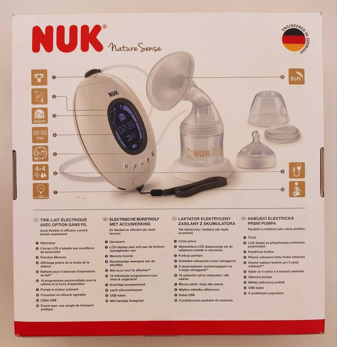 NUK Nature Sense Bomba Tira Leite Recarregável