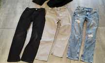 Jeans 4 pary rozm 146 h&m stan idealny