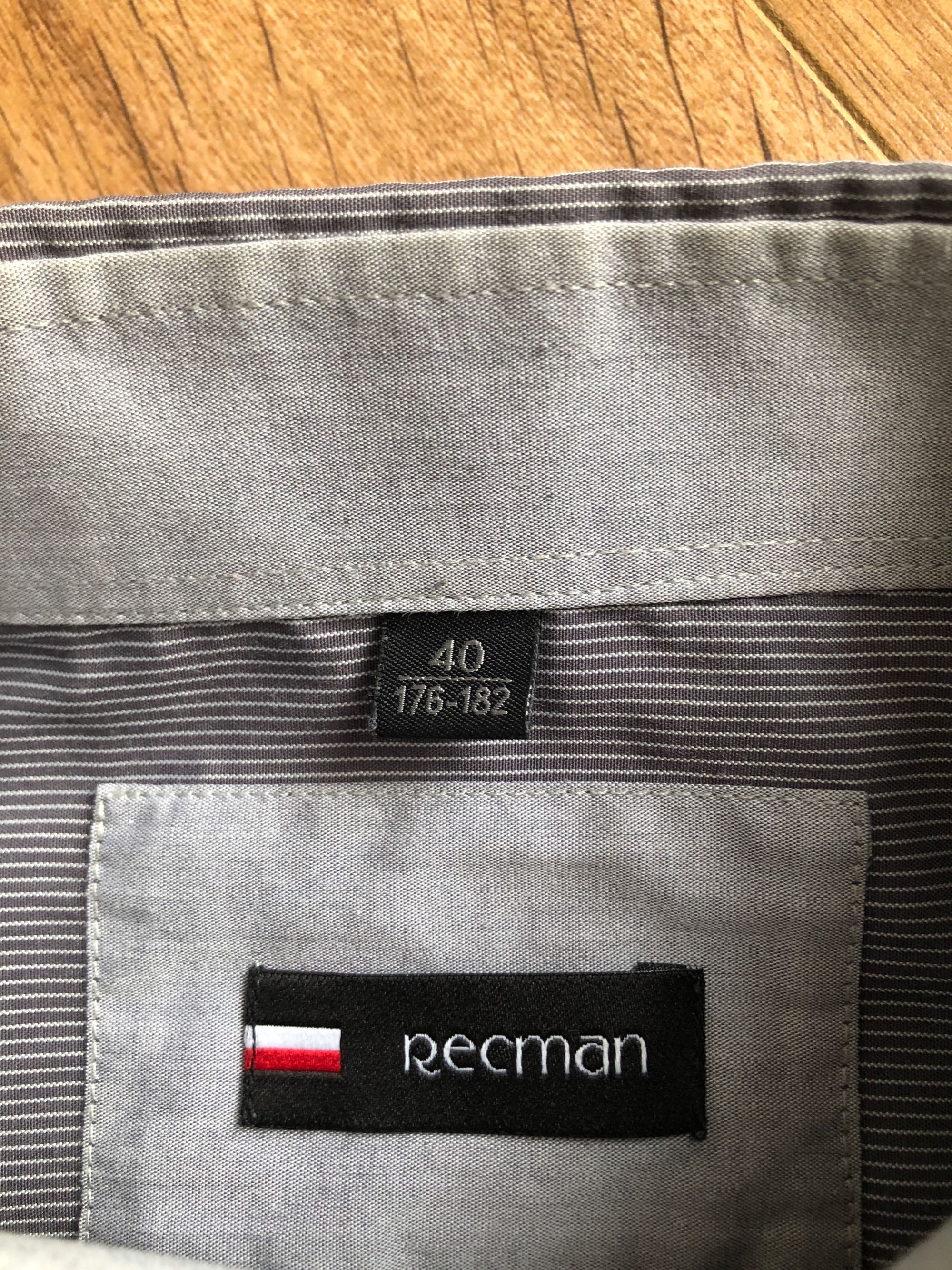 Szara koszula męska Recman 40