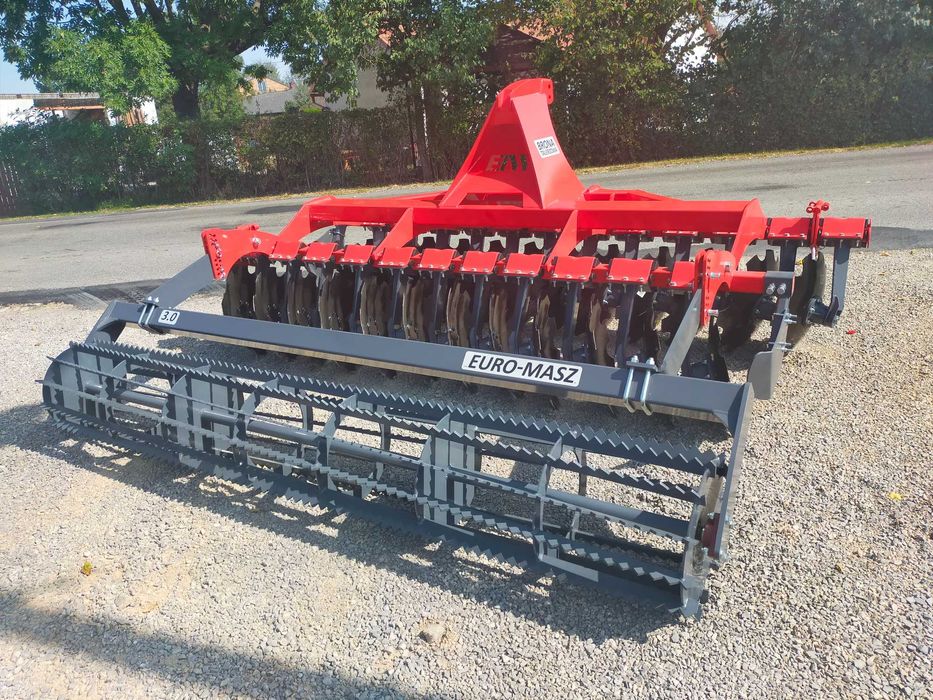 EURO-MASZ brona talerzowa bez hydropaku/talerzówka CIĘŻKA talerze 560