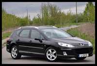 Peugeot 407 2.0 HDI Panorama Navi JBL 2X Pdc Półskóra Grzane Fotele Chrom