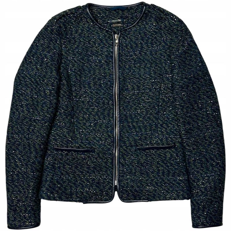 Massimo Dutti Marynarka Żakiet Damska z Pagonami r. 36