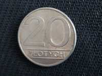 Monety 10 zł 1986 r. i 100 zł z 1990 r.Mennica Warszawa + 1 złotówki