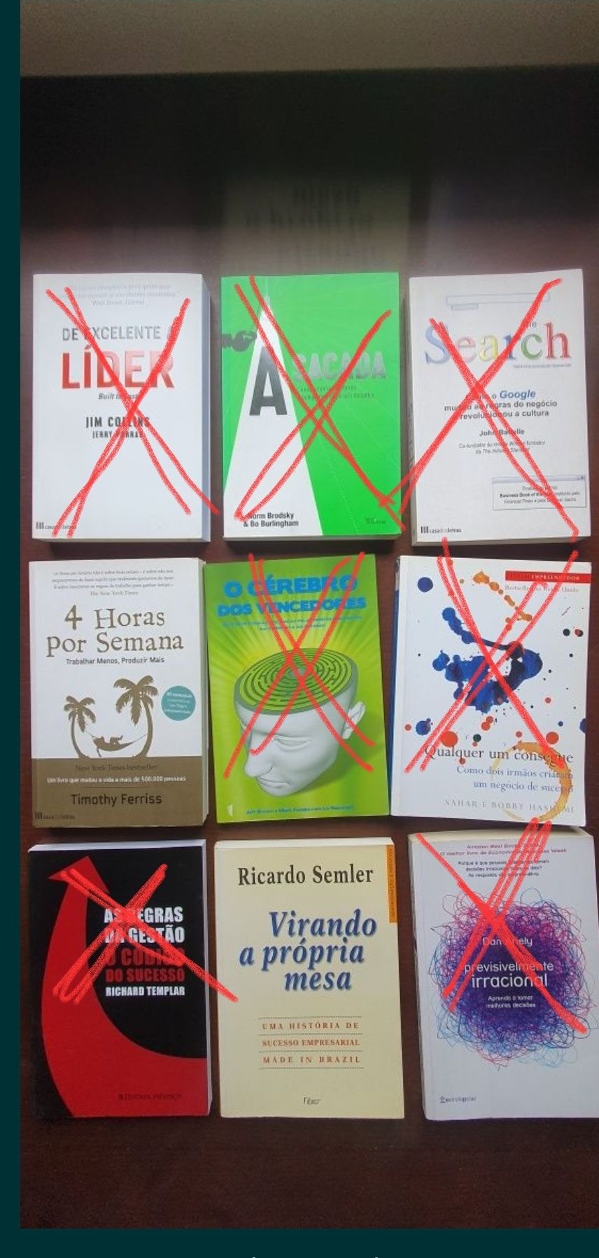 Livros gestão, negociação, marketing, empreendedorismo etc