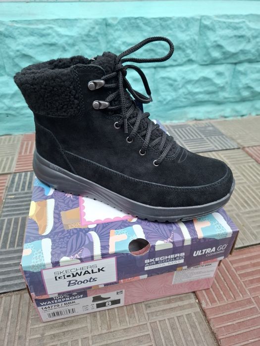Skechers Stellar артикул144770/BBK зима Waterproof37,38,39,40