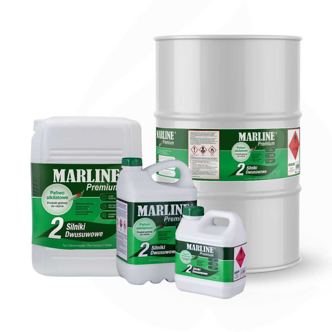 Paliwo alkilatowe Benzyna do piły kosy mieszanka Marline Premium 2T 5L