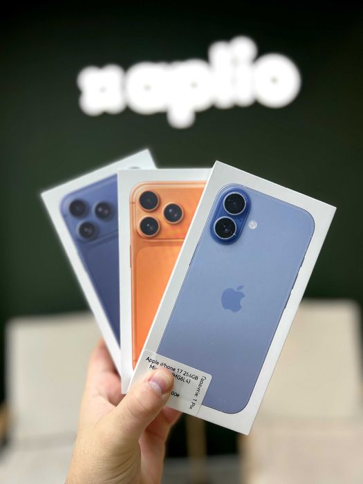 Нові 17, 17 Pro, 17 Pro Max на 256GB/512GB/1T/2T
