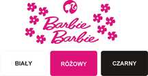 Barbie kwiatki naklejki na rower dziecięcy hulajnoga kask lub inne