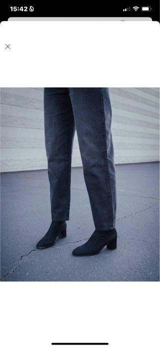 Джинси  мом  H&M чорні