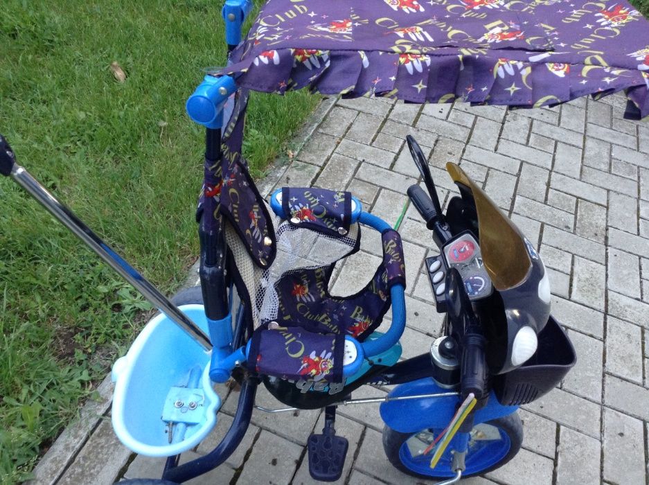 Детский трехколесный велосипед для самых маленьких