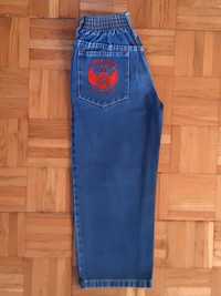 Spodnie miękki jeans rozm. 116