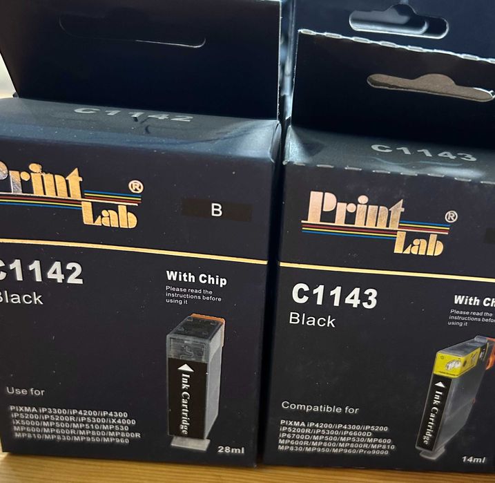 TUSZ DO DRUKARKI  PrintLab C1143 Black i C1142 – nowy, z chipem