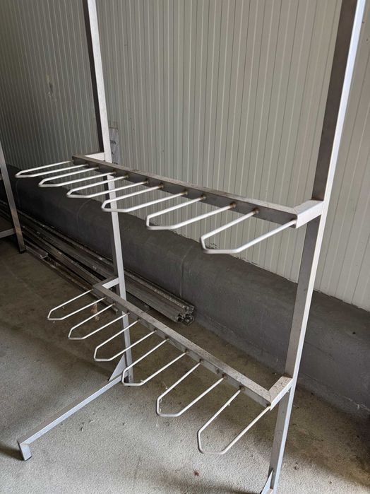 Suporte em Inox para Botas e Sapatos de Trabalho (48x72x186 cm)