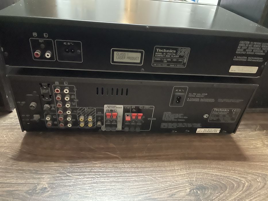 Technics zestaw cd +amplituner