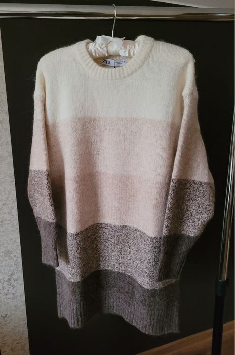 Сукня-светр Zara, трикотажна мінісукня