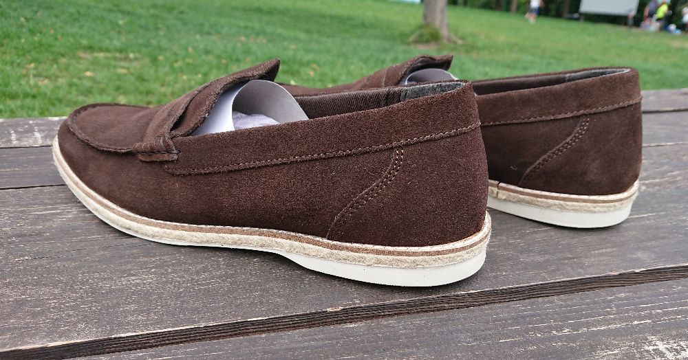 Замшевые макасины / туфли Loafer NEXT GH/7120 (uk10 / EUR44)