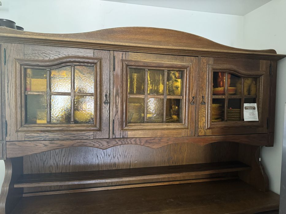 Kredens dębowy retro duży