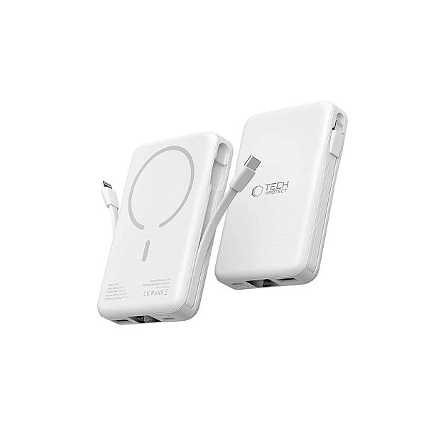 Powerbank Tech-Protect LifeMag PB31 z MagSafe 10000mAh 15W USB-C / USB