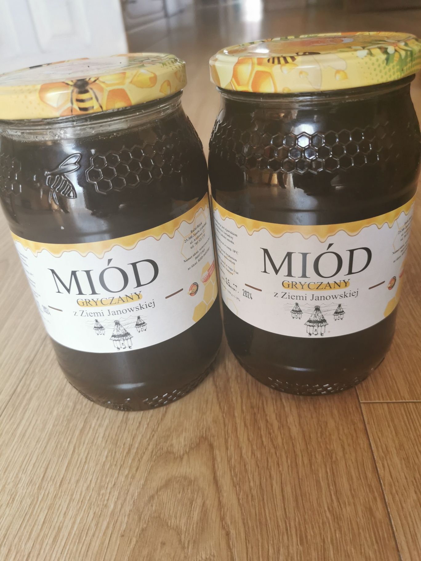 Miód Gryczany 100 % naturalny, prawdziwy bez dodatków