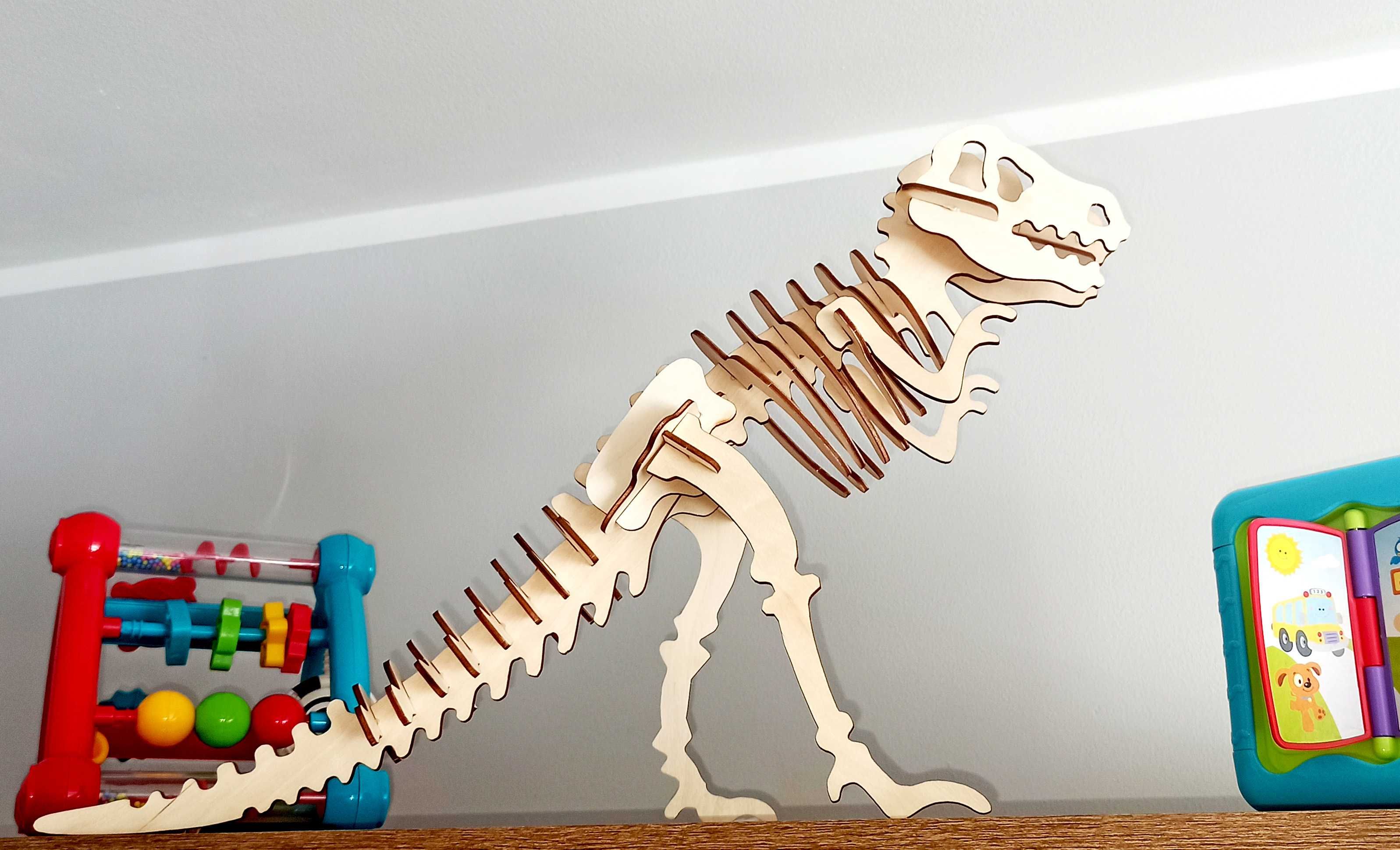 T-Rex model 3d drewniane puzzle