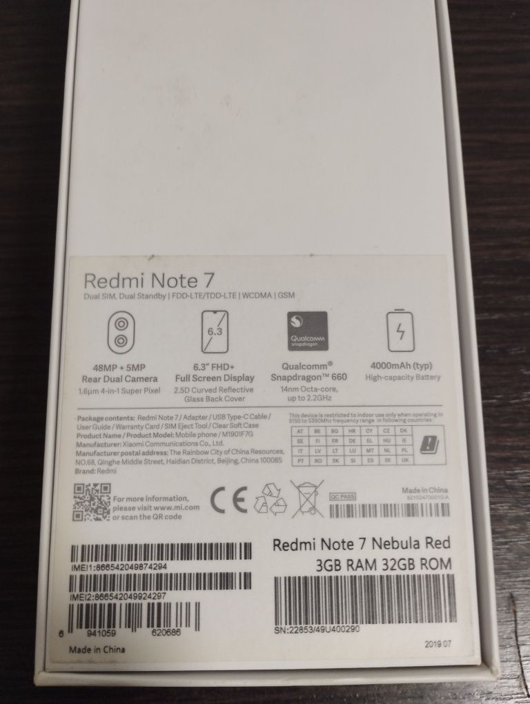Xiaomi Redmi note 7