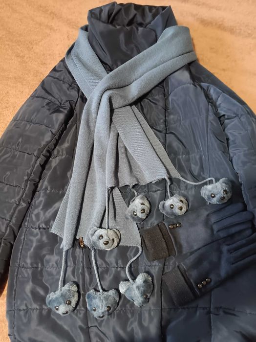 Куртка Bershka S женская синяя