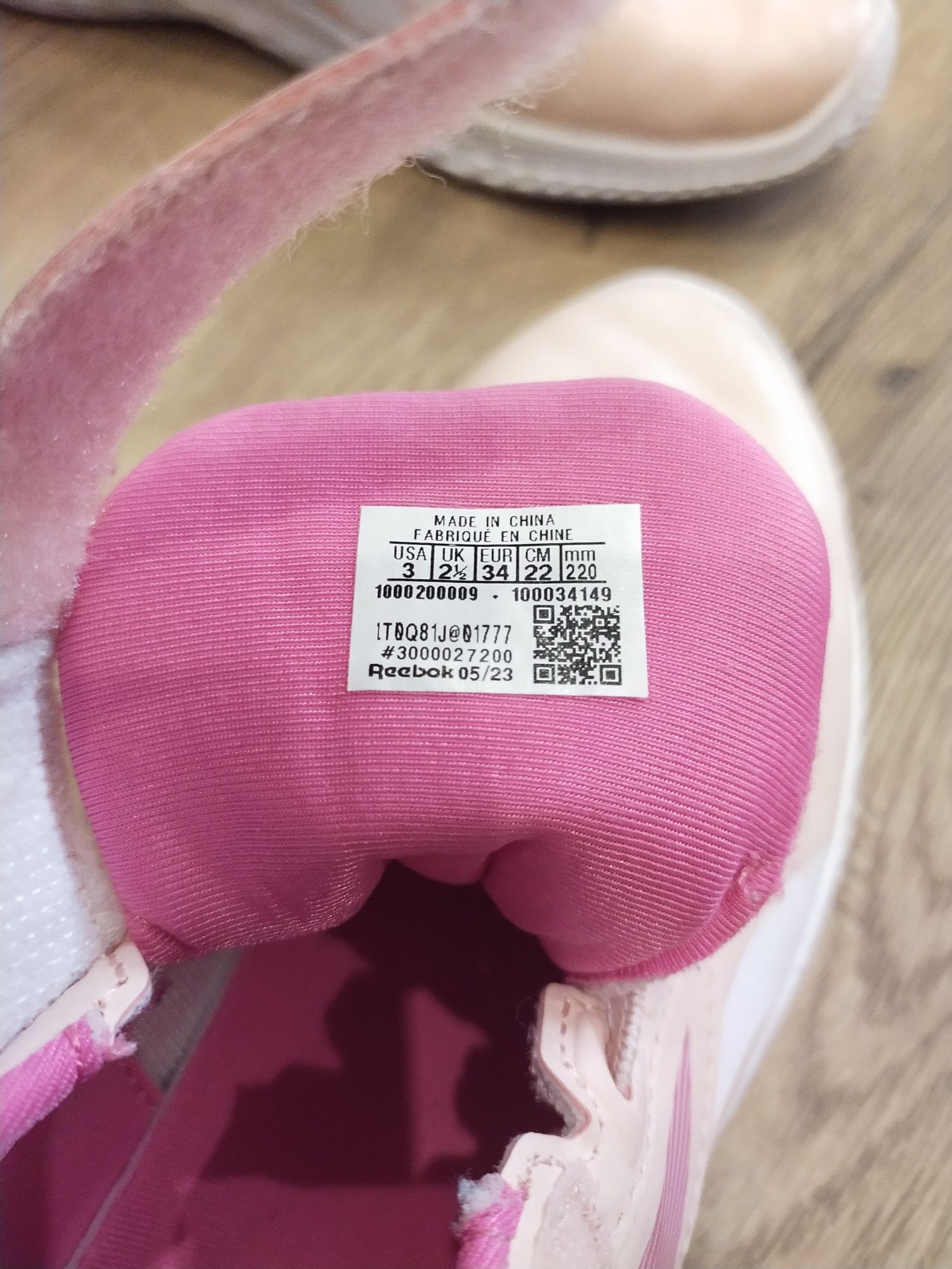 Reebok Rush Runner 34 buty dziewczęce