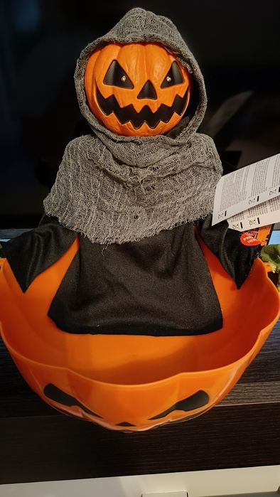 Ruchoma miska dynia haloween
