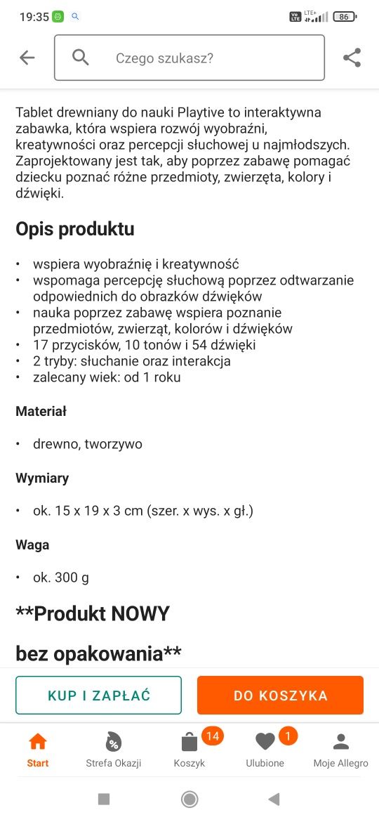Tablet playtive Lidl
