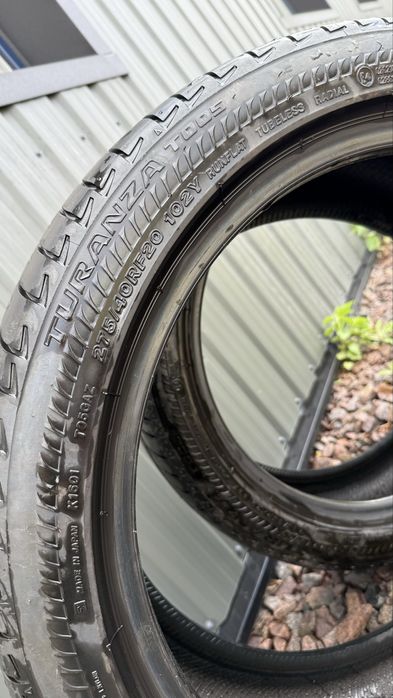 Шини - 4 шт., літні, TURANZA, 275/40RF20, 245/45RF20, 18 рік
