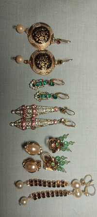 Biżuteria kolczyki  vintage