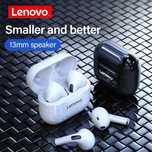 Słuchawki bezprzewodowe douszne Lenovo LP40 (czarne, oryginałne).