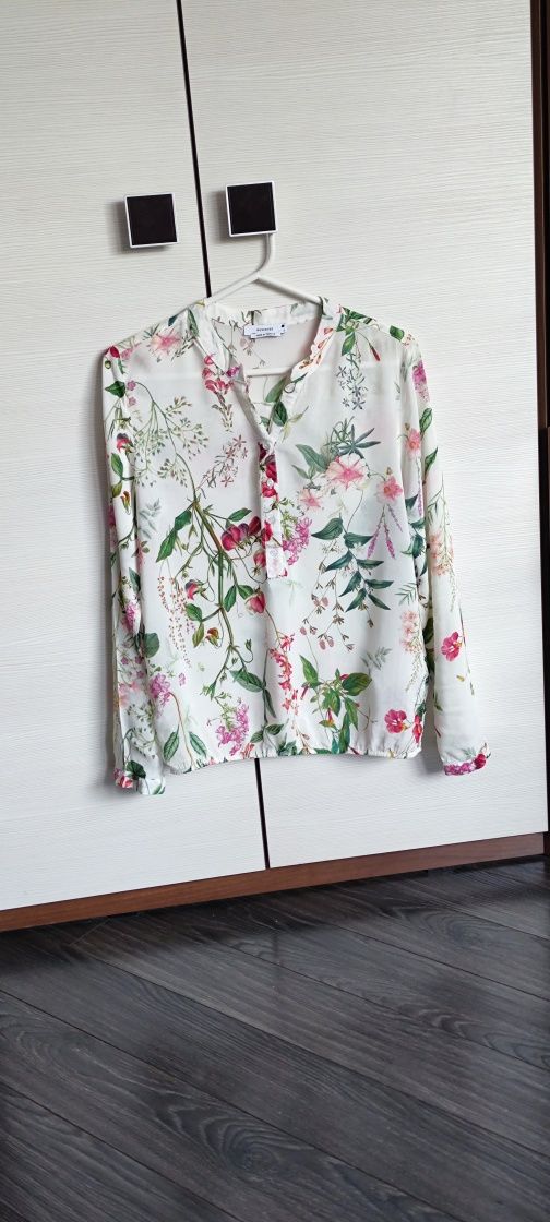Bluzka koszula w kwiaty Reserved S 36