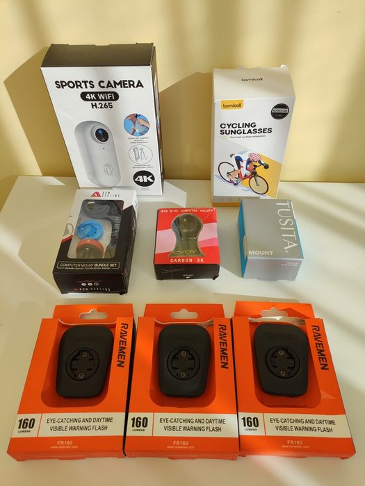 Світло передній Ravemen FR160 USB адаптер під велокомп'ютер.