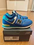 Buty Sneakersy 34.5 34 New Balance PV574CS Niebieskie 574