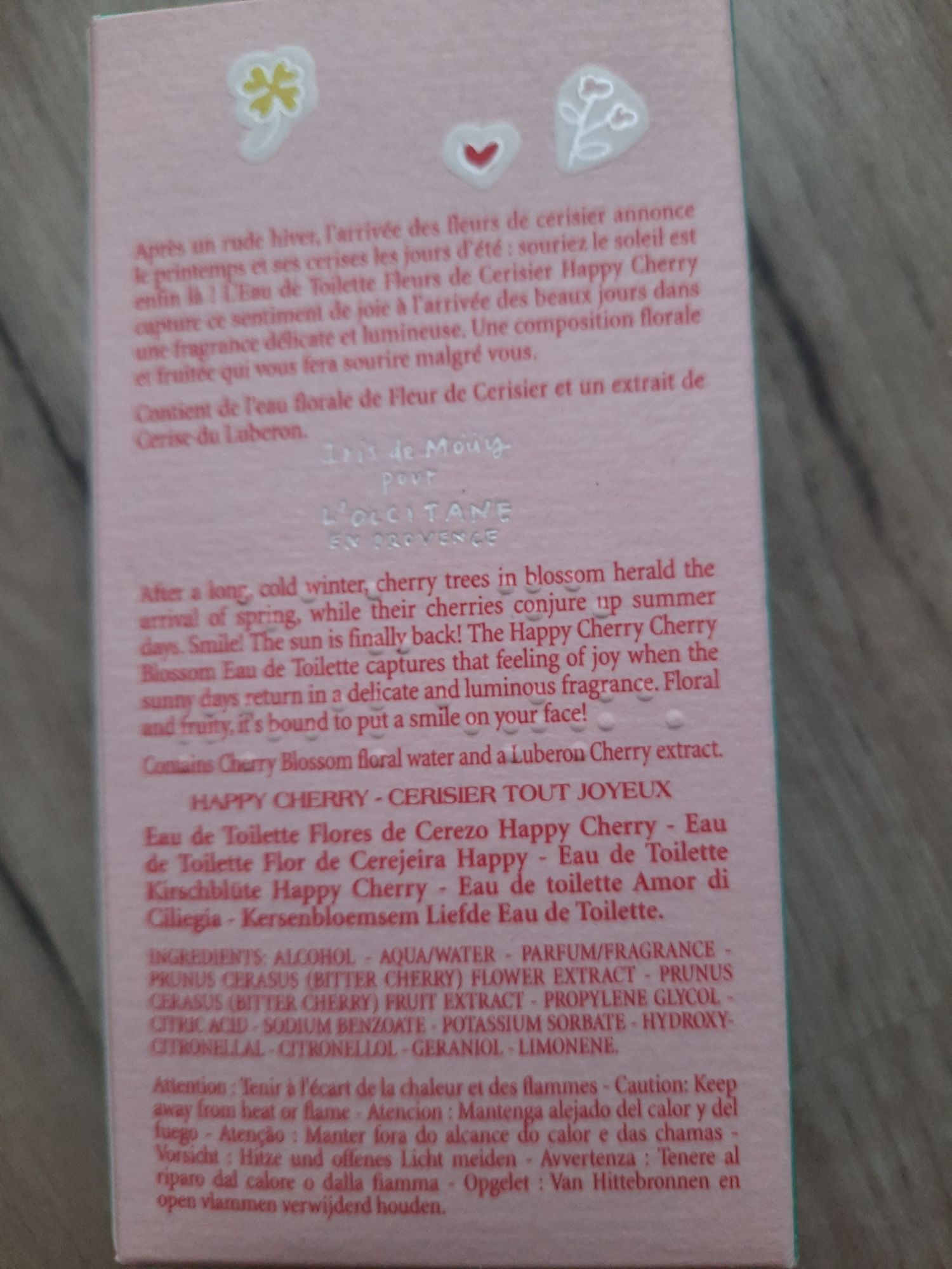 Nowe francuskie perfumy L'occitane en provence 50 ml