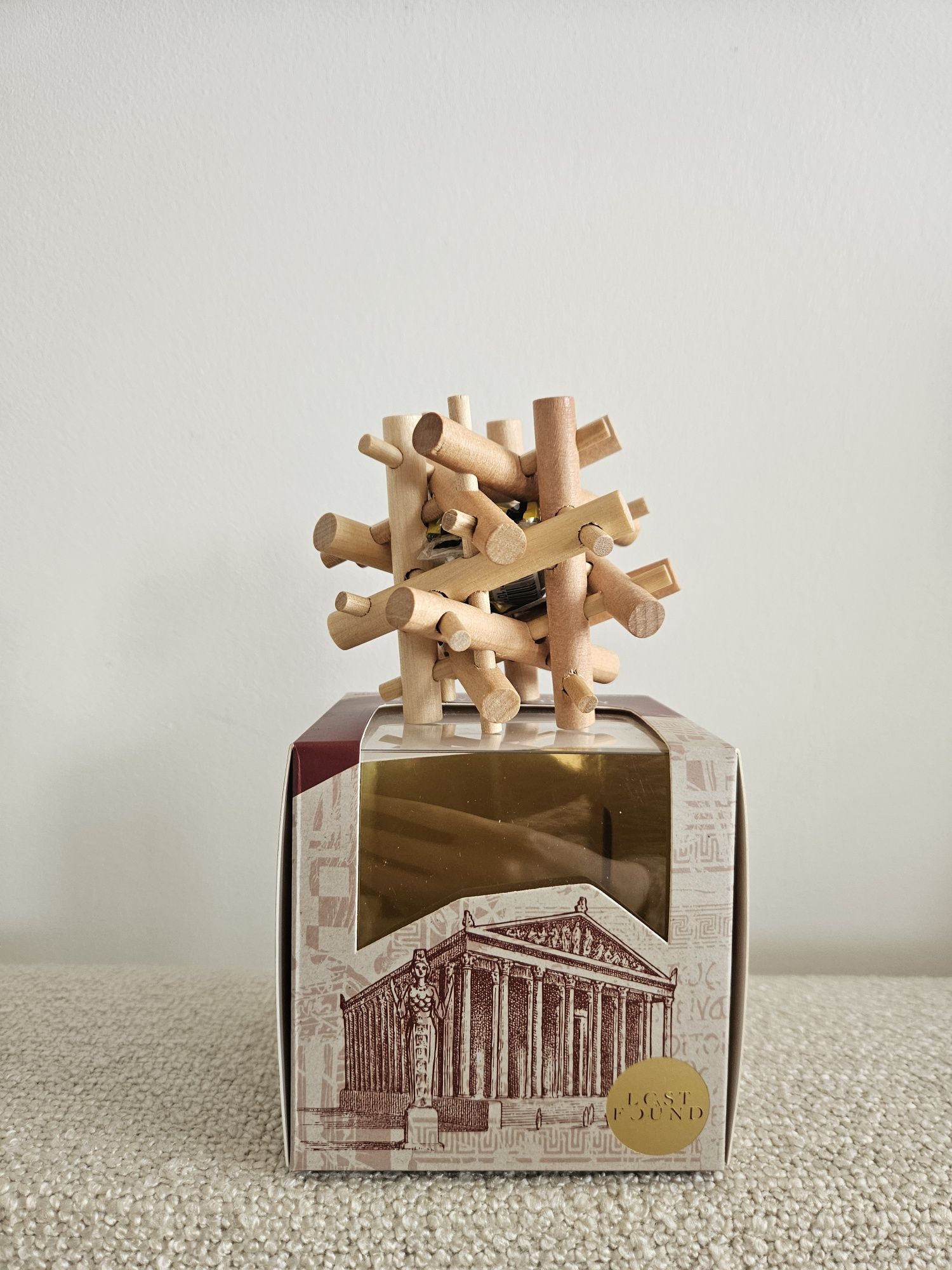 Drewniana łamigłówka świątynia Artemidy/ Bamboo trap