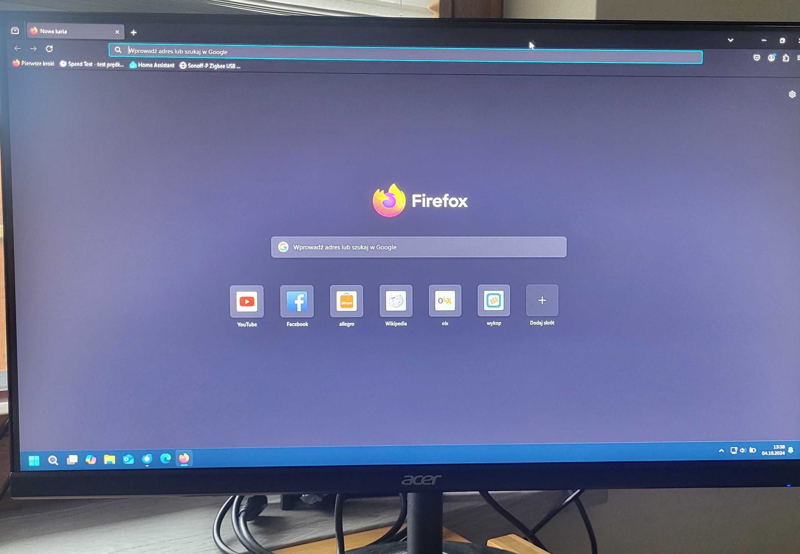 Acer Nitro XF252QXBMIIPRZX czarny 240Hz - działa